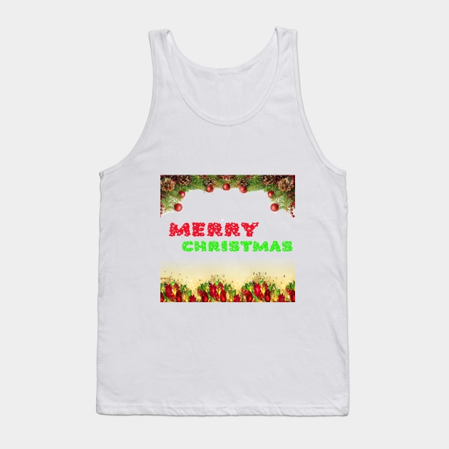 christmas Tank Top by mahmoudaburubaa